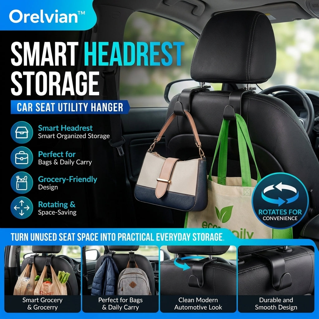 Orelvian™ MetroHook Car Seat Utility Hanger